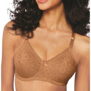 #1486 Bali Lace  N Smooth Seamless Bra Womens Underwire Comfort-U Full Coverage
